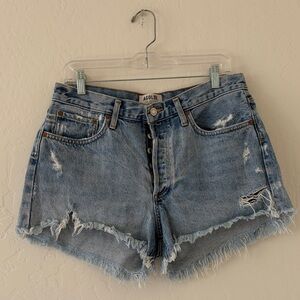 Agolde Premium Distressed Shorts